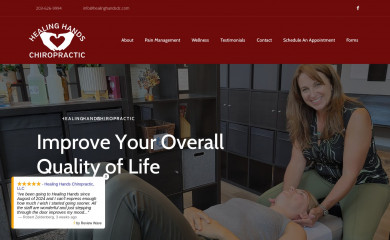 healinghandsdc.com screenshot