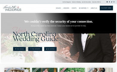 heartofncweddings.com screenshot