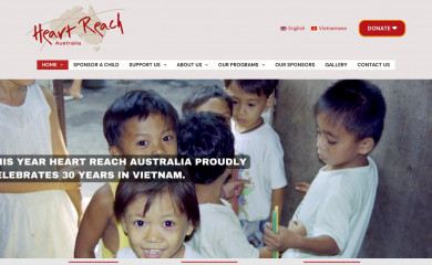 heartreachaustralia.com screenshot