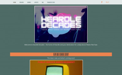 heardledecades.com screenshot