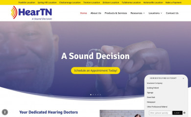 hearfranklin.com screenshot