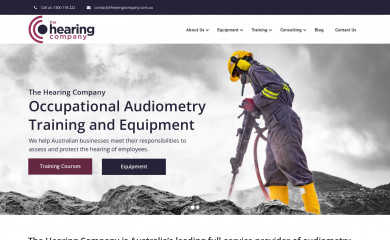 hearingcompany.com.au screenshot