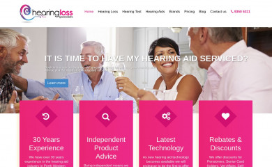 hearingloss.net.au screenshot