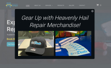 heavenlyhailrepair.com screenshot