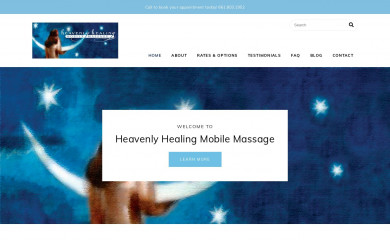 heavenlyhealingmassage.com screenshot