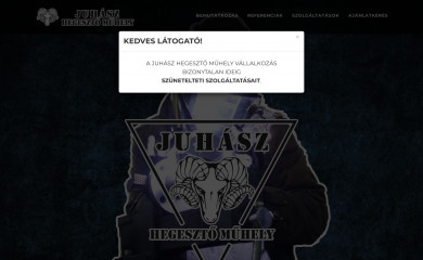 hegesztomuhely.hu screenshot