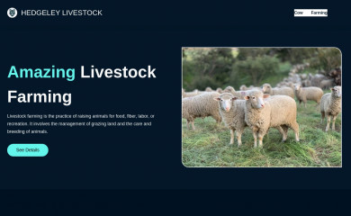 hedgeleylivestock.com screenshot