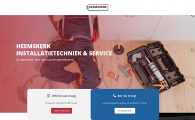 heemskerk-installatietechniek.nl screenshot