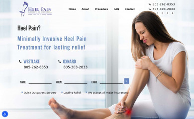 heelpaininstituteofcalifornia.com screenshot