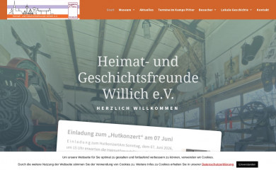 heimatverein-willich.de screenshot