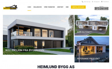 heimlund.no screenshot