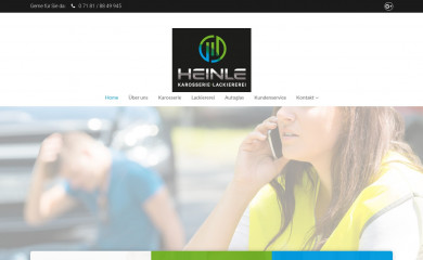 heinle-karosserie-lack.de screenshot