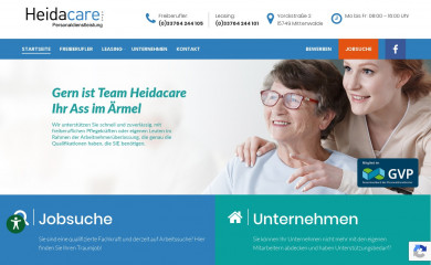 heidacare.de screenshot