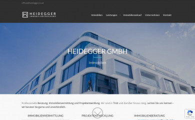 heidegger.co.at screenshot