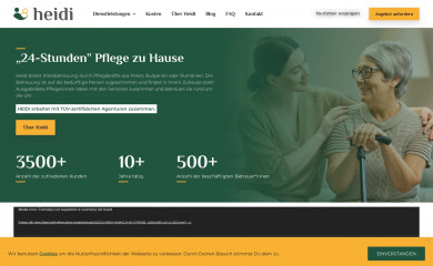heidi-pflege.de screenshot