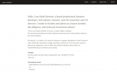 heidiharman.com screenshot