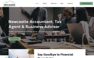 heightsaccounting.com.au screenshot