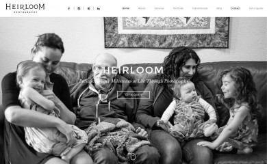 heirloomphotographer.com screenshot