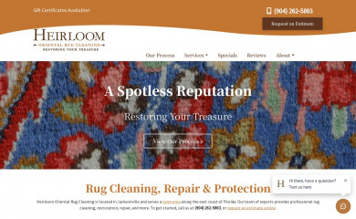 heirloomrugcleaning-jax.com screenshot