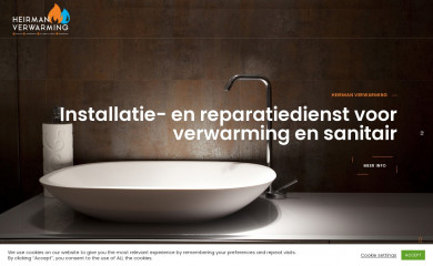 heirmanverwarming.be screenshot