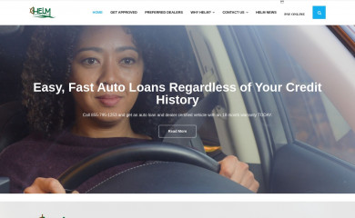 helmautoloans.com screenshot