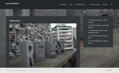 helfer.li screenshot