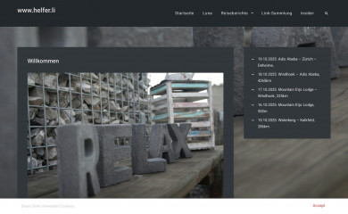 helfer.li screenshot
