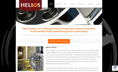 helioscoatingsinc.com screenshot