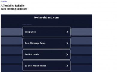 hellyeahband.com screenshot