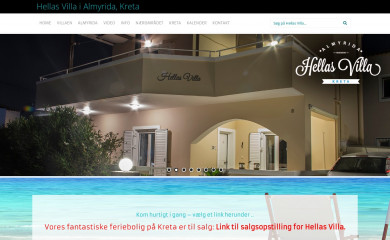 hellasvilla.dk screenshot