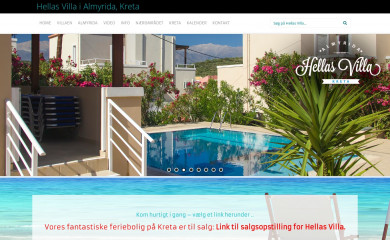 hellasvilla.dk screenshot