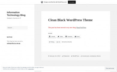 http://hellocoding.wordpress.com/2014/01/16/clean-black-wordpress-theme/ screenshot
