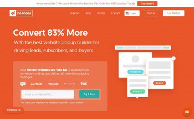hellobar.com screenshot