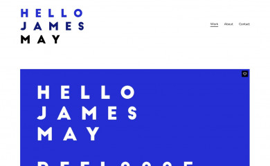hellojamesmay.com screenshot