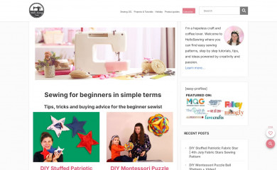 hellosewing.com screenshot