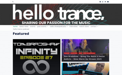 hellotrance.com screenshot
