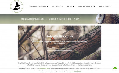 helpwildlife.co.uk screenshot