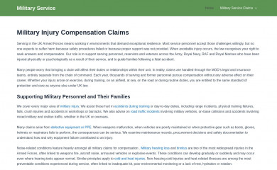 helpforveterans.org.uk screenshot