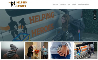 helpingheroes.nl screenshot