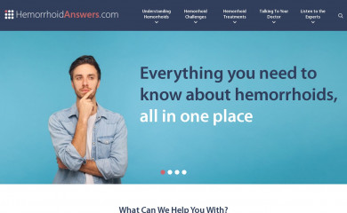 hemorrhoidanswers.com screenshot