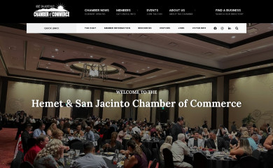 hemetsanjacintochamber.com screenshot