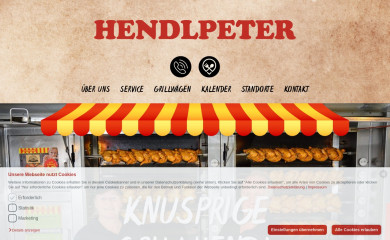 hendlpeter.at screenshot