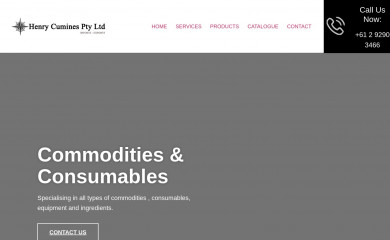 henrycumines.com.au screenshot