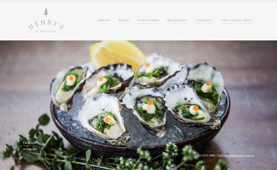 henrysatthecoast.com.au screenshot