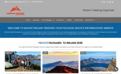 hermantrekker.com screenshot