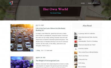 herownworld.in screenshot