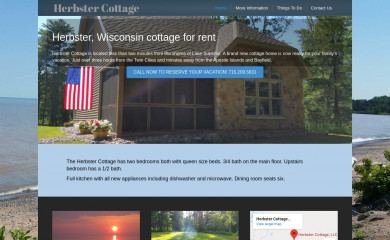 herbstercottage.com screenshot