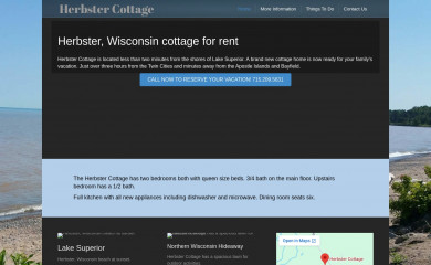 herbstercottage.com screenshot