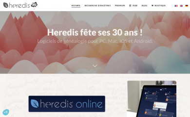 heredis.com screenshot