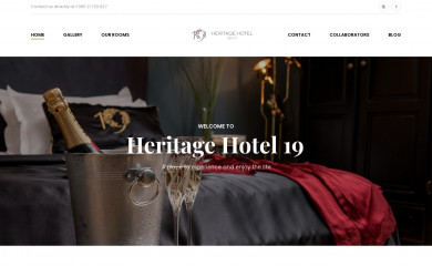 heritagehotel19.com screenshot